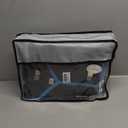 6 Pieces Bed in a Bag for Boys Bedding Sets Queen Size,Gamer Comforter Sets for Boys Kids, Gaming Comforter Set for Teens Room Decor with Flat Sheet,Fitted Sheet,Pillowcase,Cushion Cover (A35-blue-red)