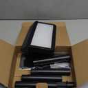 Brightever Solar Address Signs, House Number for Outside Waterproof, 3-Color LED Illuminated Address Plaques with Stake, Wall Mounted Solar Powered Light Up Address Numbers for Houses, 1-Pack (Black)