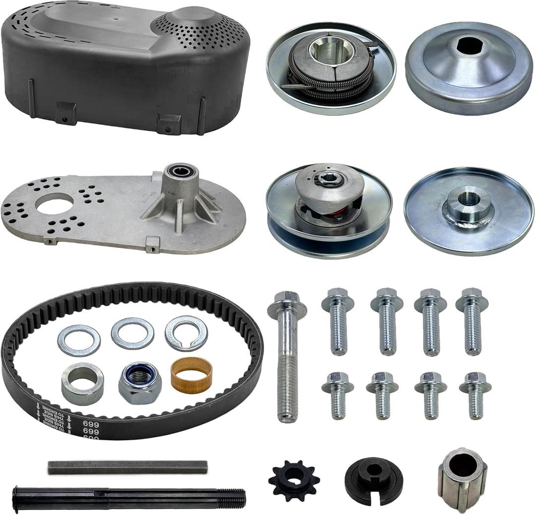 212CC Torque Converter Kit 30 Series 6.5 HP 3/4 Inch | Go Kart Mini Bike 10T #40 41 420 Chain Predator Driver Pulley for Comet TAV2 Torque Converter