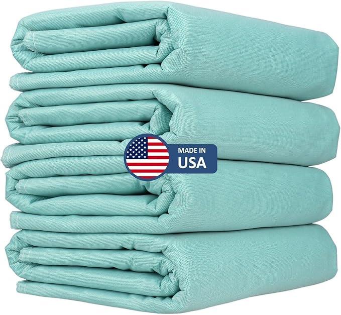 AbsorbEase Washable Underpads Heavy Absorbency Reusable Bedwetting Incontinence Pads for Kids, Adults, Elderly, and Pets - Waterproof Pad for Bed, Couch, Sofa, Floor (34" x 36" (Pack of 4))