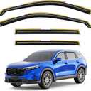 in-Channel Window Visors Rain Guards for Honda CR-V CRV 2023-2026 2027 LX EX EX-L Sport Hybrid Sport Touring, 4PCS Dark Smoke Window Deflectors, Vent Visors, Vent Shades, Car Accessories
