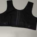 BRABIC Women Front Closure Post Surgery Compression Everyday Bras for Mastectomy Support with Adjustable Straps Wirefree (Small, Black)