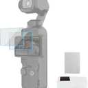 NEEWER Pocket 3 Screen Protector Kit (2 Pack) Compatible with DJI Osmo Pocket 3 Creator Combo Accessories, 9H HD Anti Scratch Tempered Glass Protective Touchscreen Film, CA141