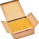 Madisi Wood-Cased #2 HB Pencils, Yellow, Pre-sharpened, Bulk Pack, 240 Pencils