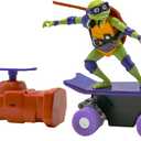 Teenage Mutant Ninja Turtles Toy, Donatello Half Pipe RC Skate Vehicle, Mutant Mayhem Remote Control TMNT Toy for Kids, Ages 3+