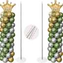 Balloon Stand, Balloon Arch Stand, 7 Feet Balloon Arch Kit of 2, Adjustable Metal Balloon Column Stand for Birthday Party, Wedding, Baby Shower, Graduation Decorations