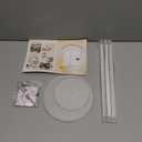 Hdkwby Acrylic Hat Display Stand 3 Pack Thickened Base for Helmet, Wig, Cowboy Hat, Baseballcap, Closet Holder Rack Organizer( 11.8Inch Height)