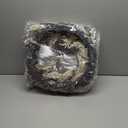 24" Silver Christmas Wreaths for Front Door, Silver Berry Leaves Bells Balls Xmas Wreath with White Fake Pampas Grass, Door Reef for Windows Fireplaces Walls, Front Porch Indoor and Outdoor