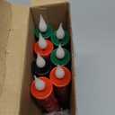 Riakrum 7 Pieces Kwanzaa Candles Set Kwanzaa Flameless Taper Candles Battery Operated for Church Celebration Decoration (9.65 Inches,Thread Style)