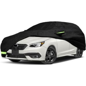 YIXIN Waterproof Car Cover for 2014-2026 Subaru WRX Car Cover Custom Fit 100% Waterproof Windproof & Single Door Zipper Bands for Snow Rain Dust Hail Protection