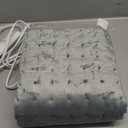 Deepsoon Heating Pad,Electric Heating Pads for Back,Neck,Abdomen,Moist Heating Pad for Shoulder,Knee,Arms,Legs,Dry/Moist Heat & Auto Shut Off,Christmas Gifts for Men and Women,Light Gray,40x20 Inch