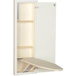 Household Essentials Stowaway in-Wall Ironing Board Finish: White