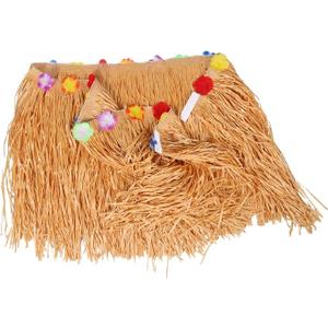 Hawaiian Luau Table Skirt Tropical Party Decoration Grass Skirt for Beach Gatherings for Birthday Celebrations and Themed Events