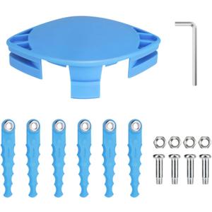 THTEN KST-120X KST2040-06 Trimmer Replacement Blades Head Compatible with Kobalt KST 120x-06 and 40v Cordless String Trimmer 16 Pack (Item 1520463,506892,808667)