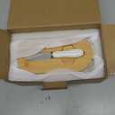 Glass Butter Dish With Lid For Countertop, Ribbed Glass Butter Dish With Bamboo Lid And Knife, Large Butter Container For East & West Coast Butter, Covered Butter Dishes For Refrigerator