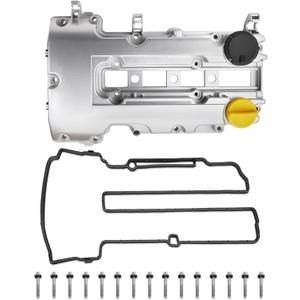 MITZONE Upgrade Aluminum Valve Cover Compatible with Chevy Cruze Sonic Trax Volt Buick Encore Cadillac ELR 2011-2019 1.4L White