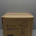 Steamer for Clothes,1800W Standing Garment Steamer with Adjustable Double Rod,Flat and Hanging Ironing,Clothes Steamers with 10 Ironing Modes,30s Fast Heat-up (White gold)