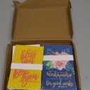 48 Pack Religious Christian Birthday Cards Bulk Set with Envelopes, Bible Verse Design (4 x 6 In Religious Birthday Cards)