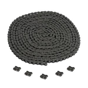 #41 Roller Chain 20 Feet Carbon Steel Chains with 5 Connecting Links Pitch for Chain Driven Sliding Gate Opener, Mini Bikes, Scooters, Garage Hanger Door Karts Bike