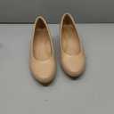DREAM PAIRS Women's Chunky Closed Toe Dress Low Block Heels Comfortable Slip On Work Pumps Wedding Casual Shoes, Size 7