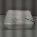 Dicunoy 6 Pack Commercial Bus Tubs, 9L Plastic Dish Pan Basin, White Rectangle Wash Basins Bus Box for Washing Dishes in Sink, Organizer Boxes for Art Supplies, Toys, Foods, 14" L x 11" W x 4.4" H