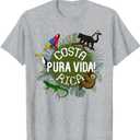 Pura Vida Costa Rica T-Shirt! Party Animals! T-Shirt, Size M