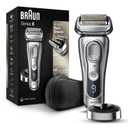 Braun Electric Razor for Men Pop-Up Precision Beard Trimmer, Rechargeable, Wet & Dry Foil Shaver with Travel Case, Silver, 5 Piece Set