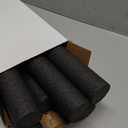 Comfyanno Under Door Draft Stopper - Bottom Door Gap Filler & Seal - Fits 30 to 36 Door, Block Cold Air, Noise, Sound, Wind, Bugs, Easy to Install, Double Side Block, No Adhesive, Black (36 Inch (Pack of 1))