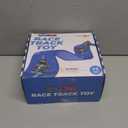 Flexible Race Track Toys for Kids: 15 Ft Flex Race Car Ramp Track with Suction Cups - Rolls Up Portable DIY Racetrack Compatible with Diecast 1/64th Cars Model - Birthday Gifts for Boys Girls Ages 3+