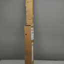 Ivilon Drapery Treatment Window Curtain Rod - Square Design 1 1/8 Rod. 72 to 144 Inch. Black