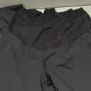 G4Free Maternity Pants Over The Belly Yoga Dress Work Pregnancy Pants Stretchy Lounge Wide Leg Trousers with Pockets (Large Tall, Black)