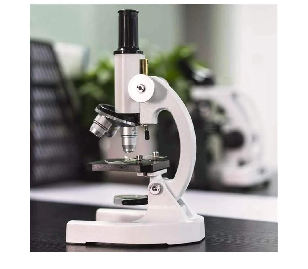 Monocular Biological Microscope for Students & Educational Use, Professional Laboratory Magnification, Ideal for Elementary School
