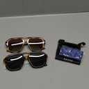 livho Trendy Polarized Square Aviator Sunglasses Women Men Square Eyewear Frame, Retro Sun Glasses for Women Men 2025 Shades