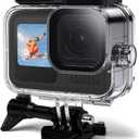 OKFUN Waterproof Housing Case for Go Pro Hero 13/12/11/10/9 Black,Protective Underwater Dive Case Shell with Quick Release Buckle Mount for Hero13/12/11/10/9 Black Action Camera Accessories
