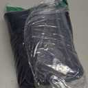 Asuprui Pouf Ottoman Unstuffed Ottoman Foot Rest No Filler Foot Stool 20x20x12 Inches Fuzzy Chair Floor Pouf Chair with Storage for Living Room Bedroom Navy Blue