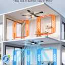 Ceiling Fans with Lights 52 inch,Flush Mount Low Profile,Smart Remote & App,RGB LED,Dimmable 3CCT,6-Speed Reversible,Sleek Ceiling Fan for Bedroom Living Room Apartment Nursery,Black