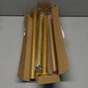 Gold Shower Curtain Rod 31 to 68 Inch,1 Inch Diameter Adjustable Spring Tension Stainless Steel Telescoping Rod,Easy Install,No Rust