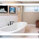 Mirrors & Marble Rectangle LED Vanity Mirror (56" x 36"), Front Lighted Modern Anti Fog Mirrior for Bathroom, Bedroom, Wall Mounting Home Décor Glass for Bathroom for Over Sink, Entryway