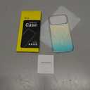 JETech Iridescent Case for iPhone 17 Pro Max 6.9-Inch Compatible with MagSafe, Cute Unique and Aesthetic Design, Colorful Fluorescent Translucent Back Shockproof Phone Cover (Iridescent)