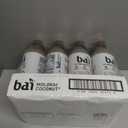 Bai Antioxidant Infused Water Beverage, Molokai Coconut, with Vitamin C and No Artificial Sweeteners, 18 Fluid Ounce Bottle, 12 Pack (EXP 06/14/26)