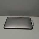 INZOO Double-Sided Stainless Steel Cutting Board for Kitchen, 16''×11'' Scratch-Resistant Cutting Board for Meat, Vegetables & Fruits, Rust-Resistant Chopping Board with Juice Groove on Both Sides