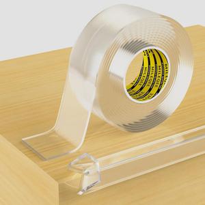 Clear Edge Protector Strip, 1.57in x 9.84FT, Sharp Edge Wrap Cover Tape, Self Adhesive Protective Bumper Guards for Cabinet Door Desk Glass Table Bed Furniture, Kitchen Countertop, Waterproof (1 Pack x 1.57in x 9.84FT)