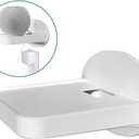 Outlet Shelf Holder, Bathroom Decor with Built-in Cable Management,A Space Saving Solution for Homepod Mini,Google Home/Echo/Smart Speakers/Electric Toothbrush/Cell Phone (Universal)