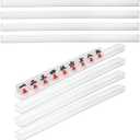 WADORN 8Pcs Mini Mahjong Racks, Clear Acrylic Mini Tiles Game Holder PreventFalling Compact Portable Card Storage Racks for Dominoes Mahjong Home House Party Travel Business Club, 13mm Inner Diameter