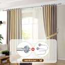 Curtain Rod 32 to 58 Inches (2.6-4.8ft), USFOOK 7/8 inch Telescoping Splicing Curtain rods for Windows 20 to 54 inches, Silver Decorative Drapery Rods for Home with Translucent Finials