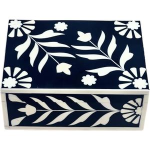 collectiblesBuy Vintage Style Bone Inlay Storage Box  Handmade Rectangular Floral Jewelry Organizer | Decorative Keepsake Box for Home & Dressing Table Dcor collectiblesBuy Vintage Style Bone Inlay Storage Box  Handmade Rectangular Floral Jewelry Organizer | Decorative Keepsake Box for Home & Dressing Table Dcor