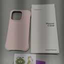 ORNARTO Vortuxe for iPhone 15 Pro Case 6.1" | 2X MIL-STD Drop Protection | Compatible with MagSafe | Sleek Aesthetic Liquid Silicone Phone Cover - Pink Quartz