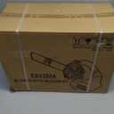 Leaf Vacuum Cordless with Bag, 2 in 1 Gas Powered Leaf Mulcher 2 Stroke 424 CFM Leaf Blower Vacuum Dual-Purpose Leaf Sucker Cleaner with Straight and Curved Blow Pipe, for Leaf Snow(Delivery from US)