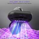 Hersven Mattress Vacuum Cleaner, Handheld UV Bed Vacuum Cleaner 16KPa & 12800 Vibrations Per/Min Upgraded Effectively Clean Up Bed, Pillows, Cloth Sofas, Carpets and Ther Fabric Surfaces