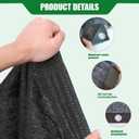 Shade Cloth for Garden 6.5x10ft, 40% Sunblock Mesh Tarp & Outdoor Sun Shade with Grommets, Sun Shade Outdoor Cover, Plant Covers Freeze Protection for Greenhouse, Kennel, Lawn, Patio